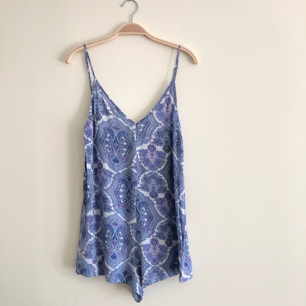 Victoria Secret paisley romper size medium